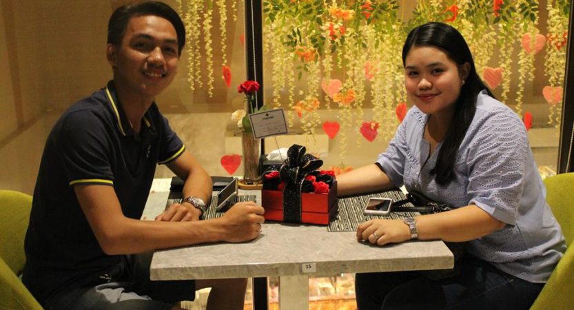 Perfect setting for a wedding proposal or a date